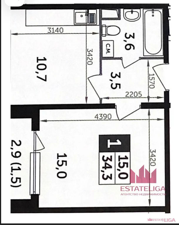 Продажа квартиры, Битца, Ленинский район, Южный бульвар - Фото 9
