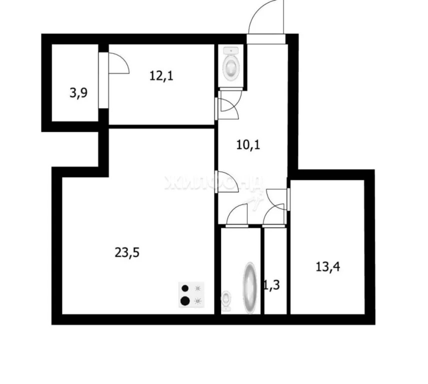 Продажа квартиры, Новосибирск, ул. Герцена - Фото 19