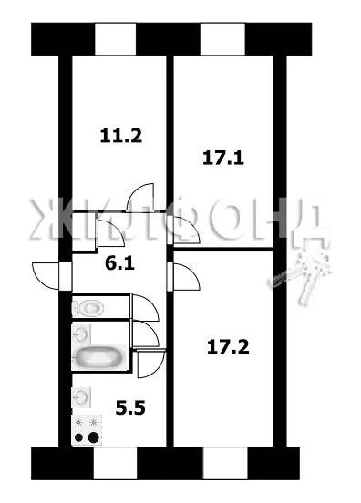 Продажа комнаты, Новосибирск, ул. Объединения - Фото 1