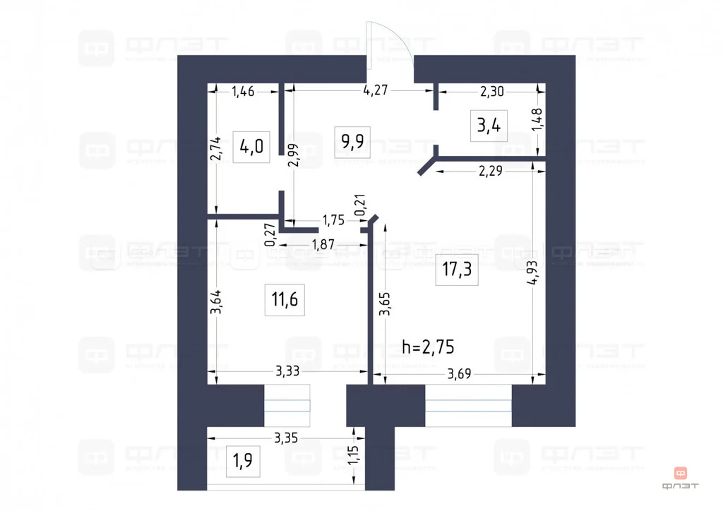 Продажа квартиры, Казань, ул. Ягодинская - Фото 10