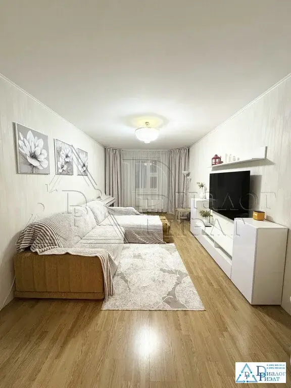 3-комнатная квартира в пешей доступности к м. Некрасовка - Фото 0