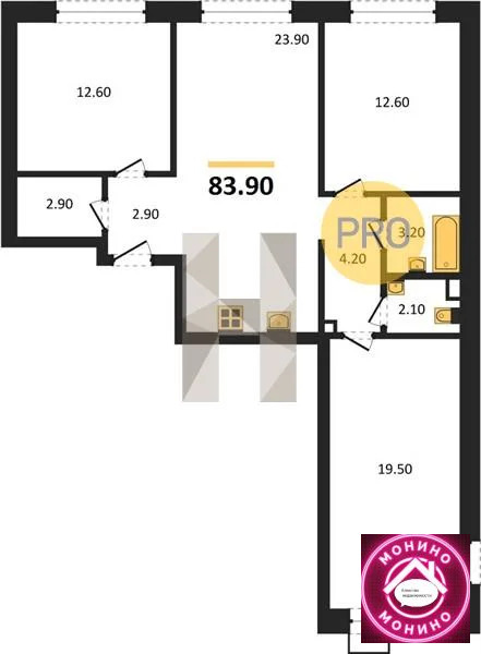 Продажа квартиры в новостройке, м. Борисово, ул. Борисовские Пруды - Фото 0