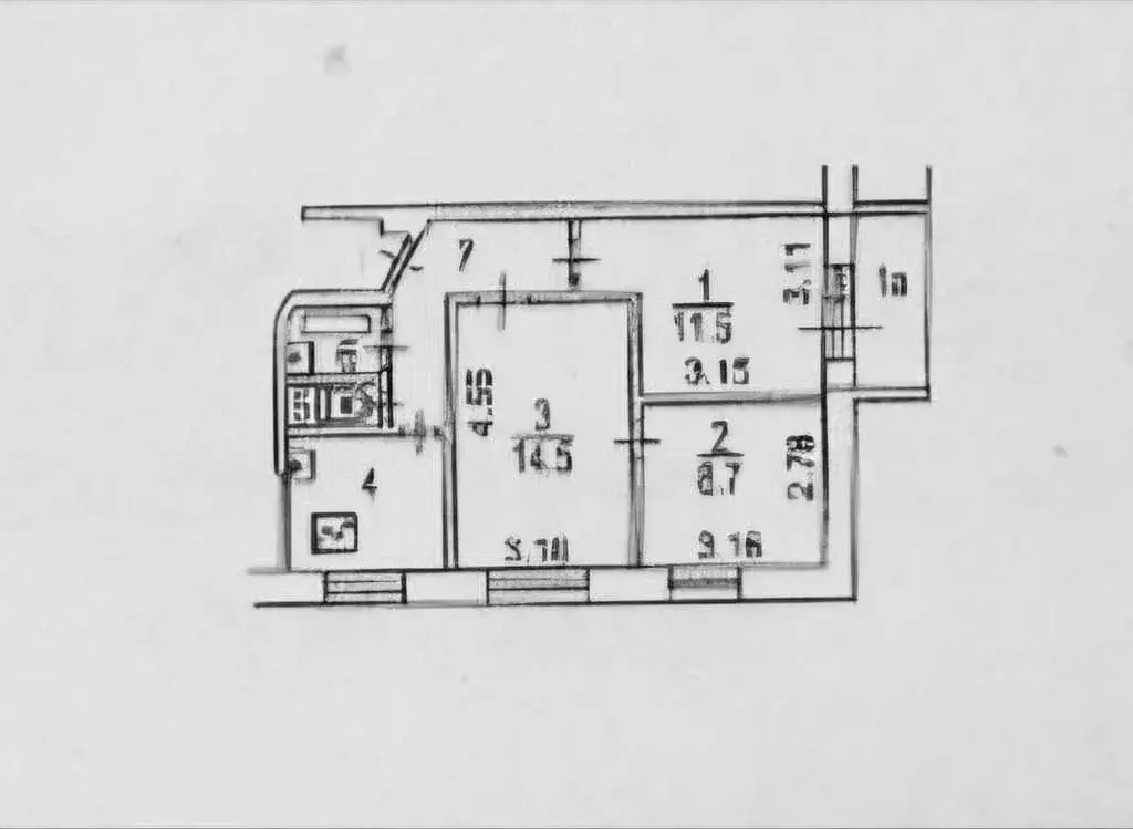 Продается 3х ком.кв в районе черемушки, севастопольский пр-кт, д.42к1 - Фото 17