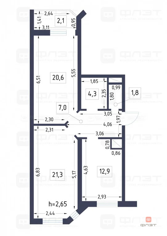 Продажа квартиры, Казань, ул. Минская - Фото 11