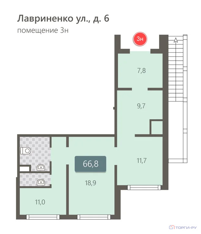 Продажа торгового помещения, улица Лавриненко - Фото 6