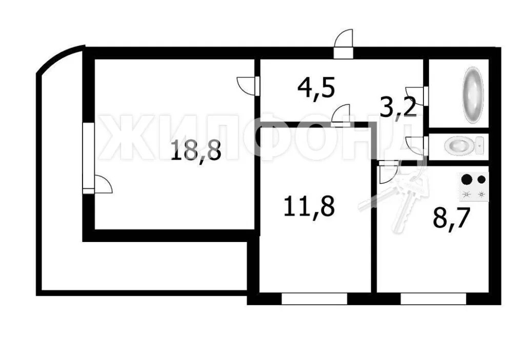 Продажа квартиры, Новосибирск, ул. Кропоткина - Фото 6