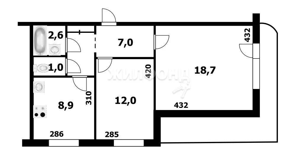 Продажа квартиры, Новосибирск, Владимира Высоцкого - Фото 9