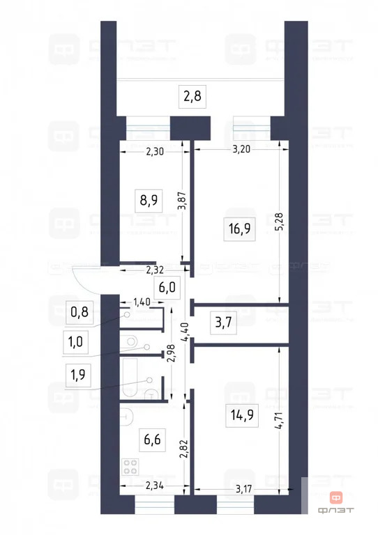 Продажа квартиры, Казань, ул. Даурская - Фото 24