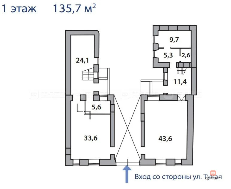 Продажа офиса, Казань, ул. Габдуллы Тукая - Фото 3