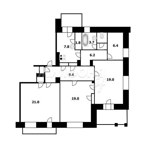 Продажа квартиры, Новосибирск, ул. Дуси Ковальчук - Фото 14