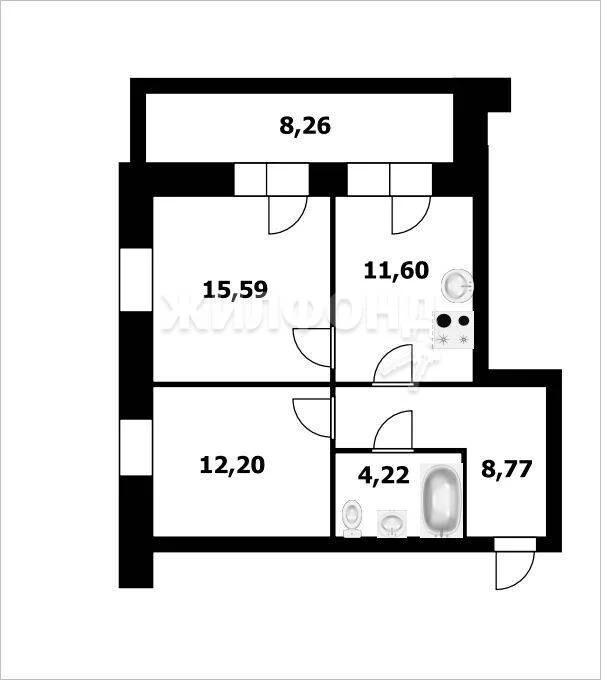 Продажа квартиры, Новосибирск, ул. Большевистская - Фото 4