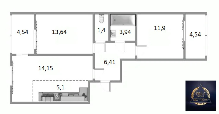 Продажа квартиры, м. Приморская, Крузенштерна - Фото 32