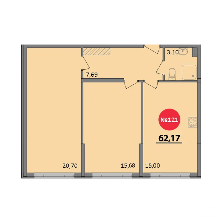 Продажа квартиры в новостройке, Черноморское, Черноморский район, ул. ... - Фото 2