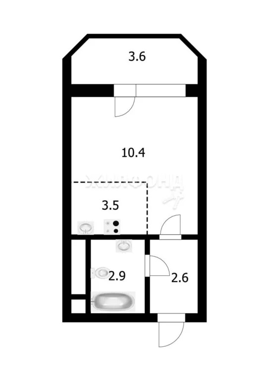 Продажа квартиры, Новосибирск, ул. Одоевского - Фото 10