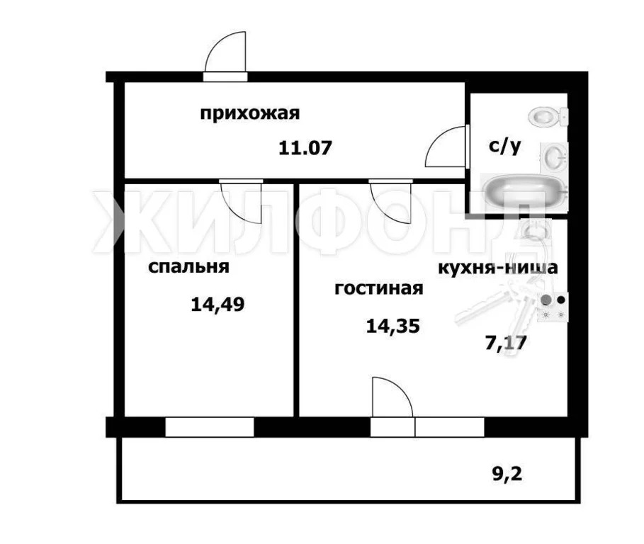 Продажа квартиры, Новосибирск, ул. Дмитрия Шамшурина - Фото 24