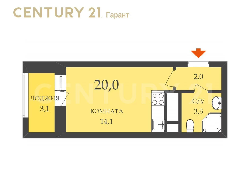 Продажа квартиры, м. Комендантский проспект, ул. Планерная - Фото 25