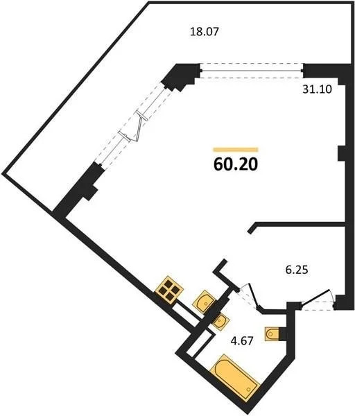Продажа квартиры в новостройке, Севастополь, ул. Летчиков - Фото 1