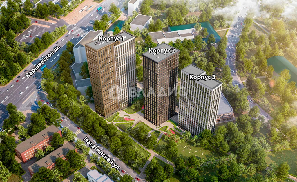 Москва, Нагатинская улица, д.к1вл1, 1-комнатная квартира на продажу - Фото 0