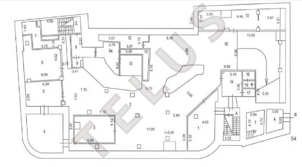 м. Полянка, ул Большая Полянка, 2 554 м2, "Продажа здания" (ном. ... - Фото 9