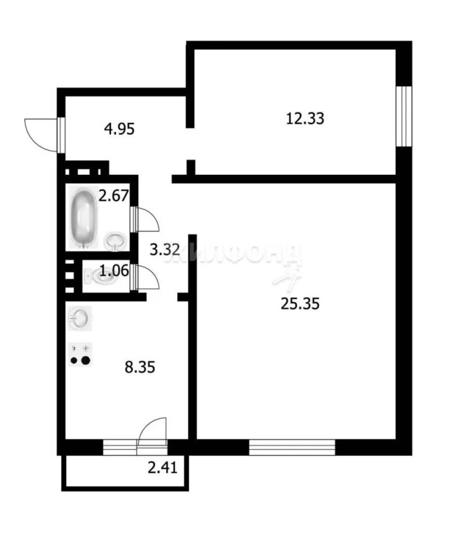 Продажа квартиры, Новосибирск, Александра Чистякова - Фото 1