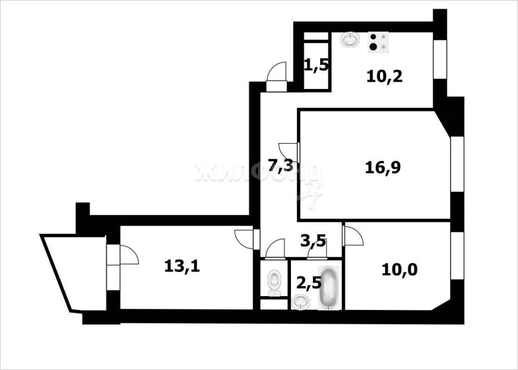 Продажа квартиры, Новосибирск, Краузе - Фото 15