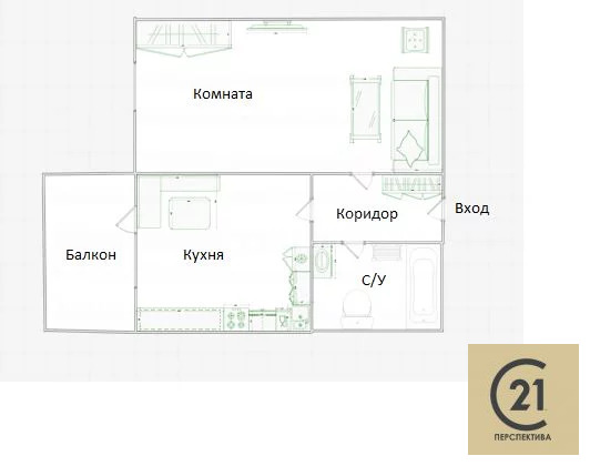 Продажа квартиры, Люберцы, Люберецкий район, улица Вертолетная - Фото 4