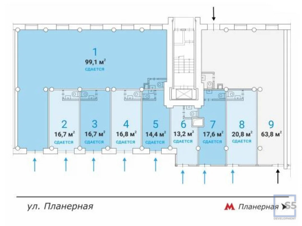 Аренда торгового помещения, м. Планерная, Планерная улица 12к1 - Фото 1