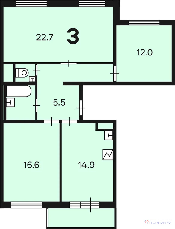 Продажа квартиры, Кварцевая улица - Фото 6