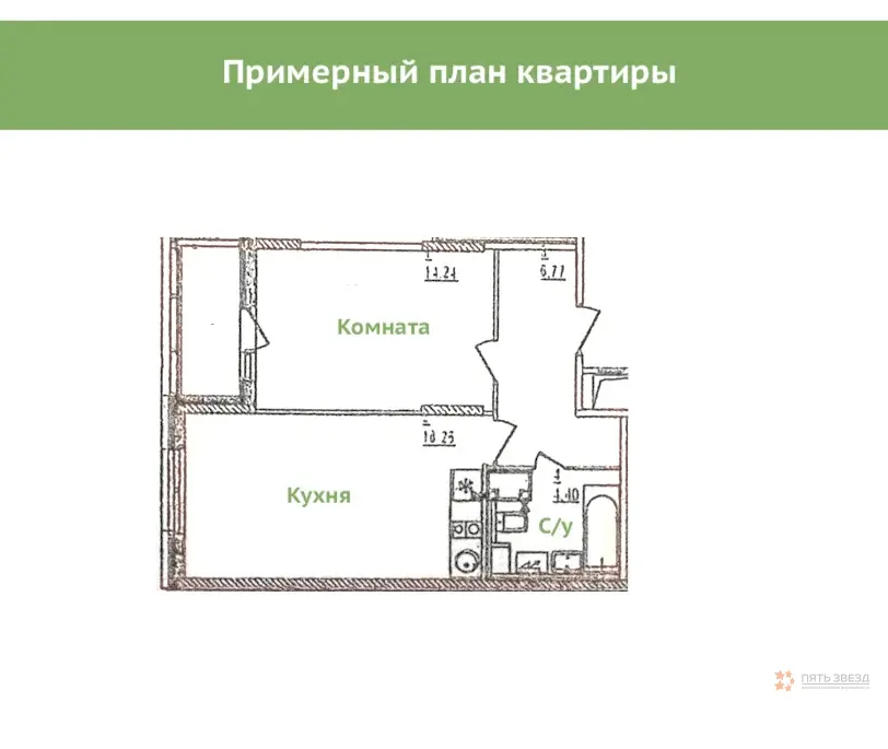 Продается 1-комнатная квартира улица Люблинская, вл.72к3. - Фото 12