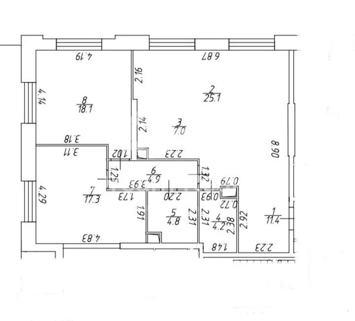 Продажа 3-комн. кв-ры, ул. Архитектора Власова, д. 71, корп. 2 - Фото 10