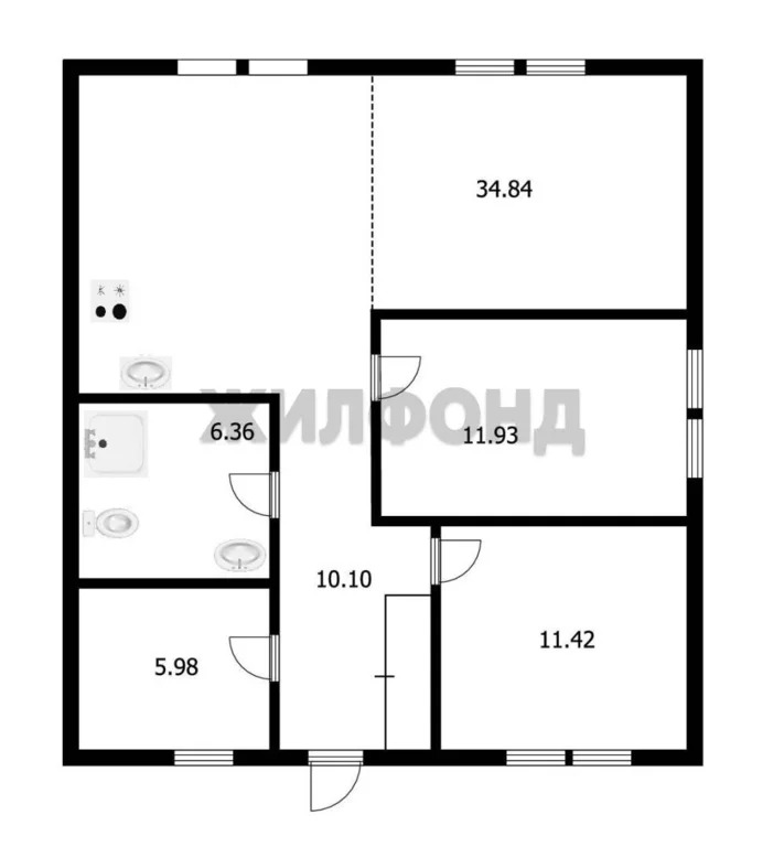 Продажа дома, Новосибирск, снт Звездное - Фото 5