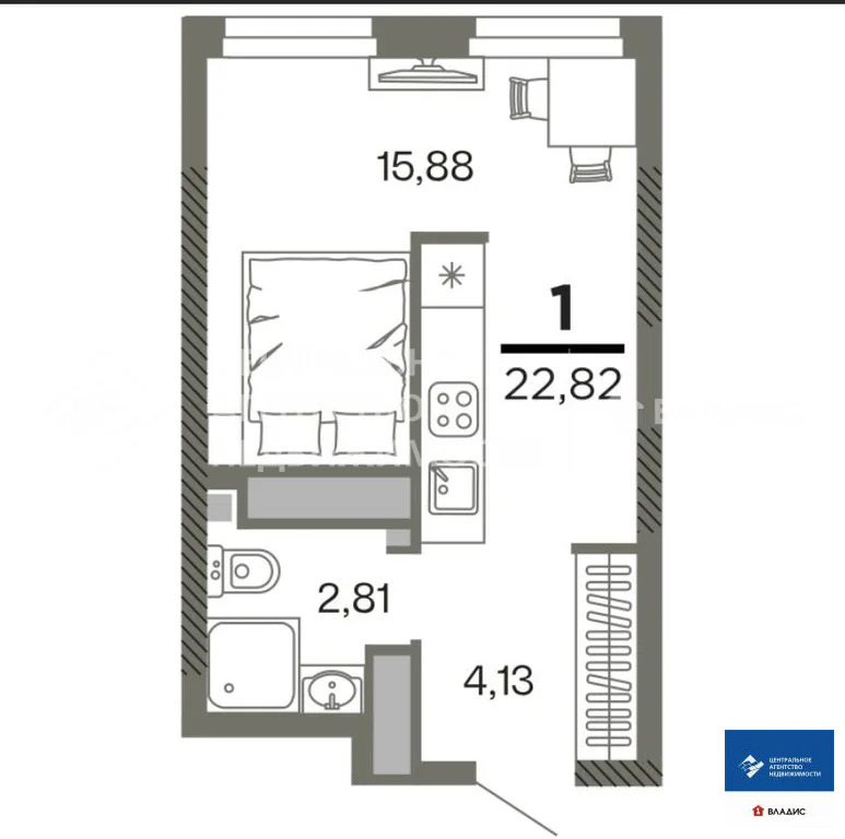 Продажа квартиры в новостройке, Рязань, микрорайон Олимпийский городок - Фото 8