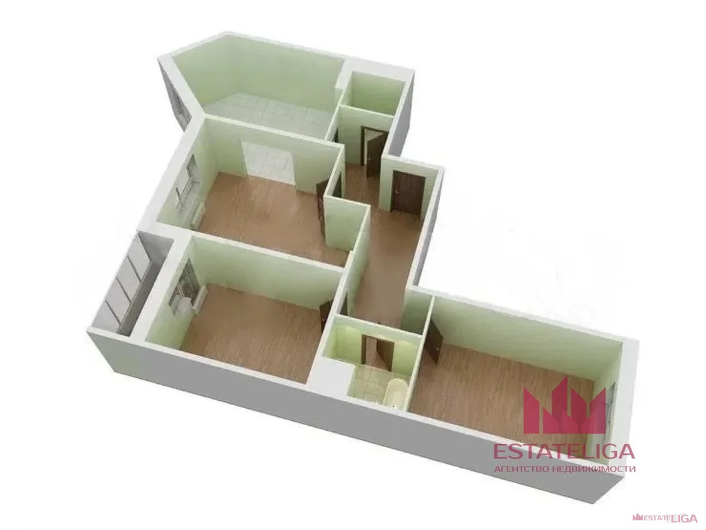 Продажа квартиры, Видное, Ленинский район, Зеленые аллеи б-р. - Фото 3