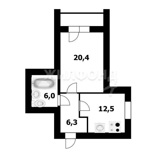 Продажа квартиры, Краснообск, Новосибирский район, 2-й микрорайон - Фото 13