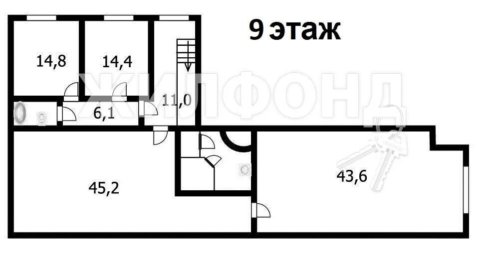 Продажа квартиры, Новосибирск, ул. Серебренниковская - Фото 60