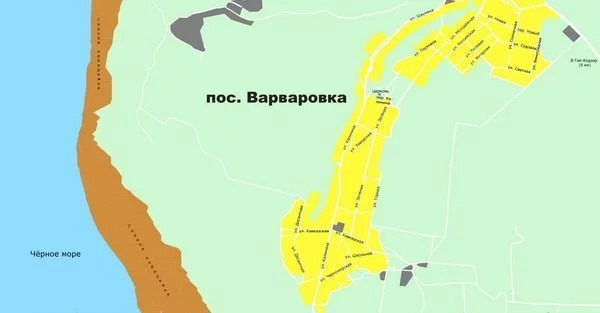 Карта варваровка анапский район