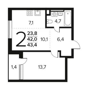 Продажа квартиры в новостройке, Буковая аллея - Фото 9