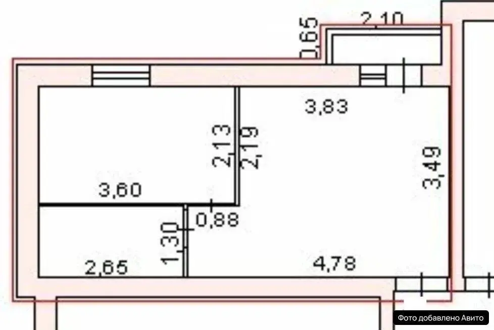 1-к. квартира, 28 м, 2/6 эт. - Фото 14