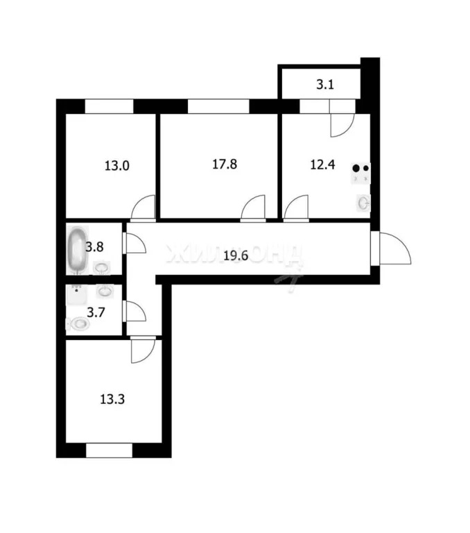 Продажа квартиры, Новосибирск, ул. Лескова - Фото 18