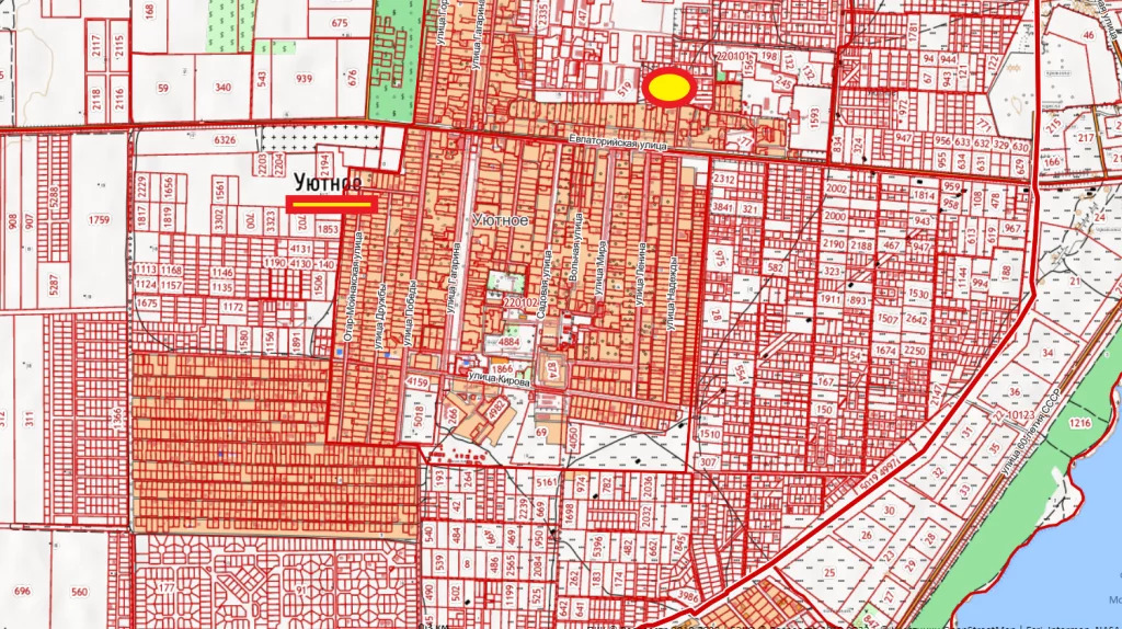 Публичная кадастровая карта крыма сакский район уютное