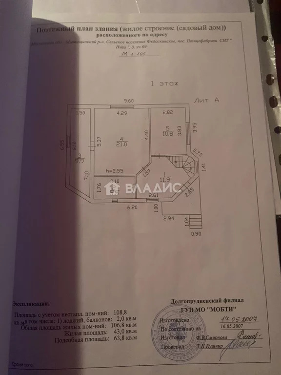 городской округ Мытищи, СНТ Нива,  дом на продажу - Фото 19