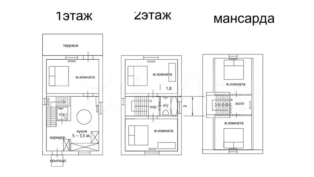Продам жилой дом для ПМЖ 35 км. Фряновского Ш. рядом с д. Каблуково. - Фото 18