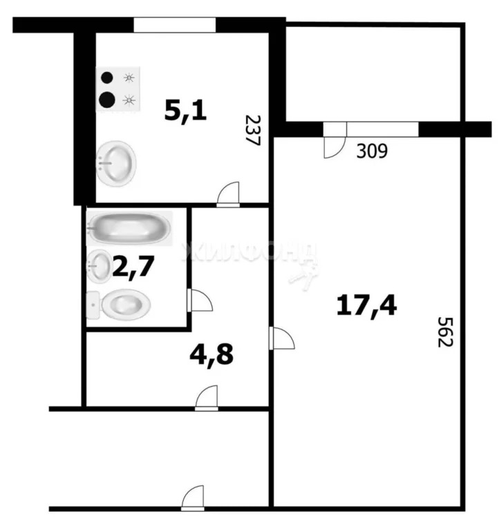 Продажа квартиры, Новосибирск, Адриена Лежена - Фото 13