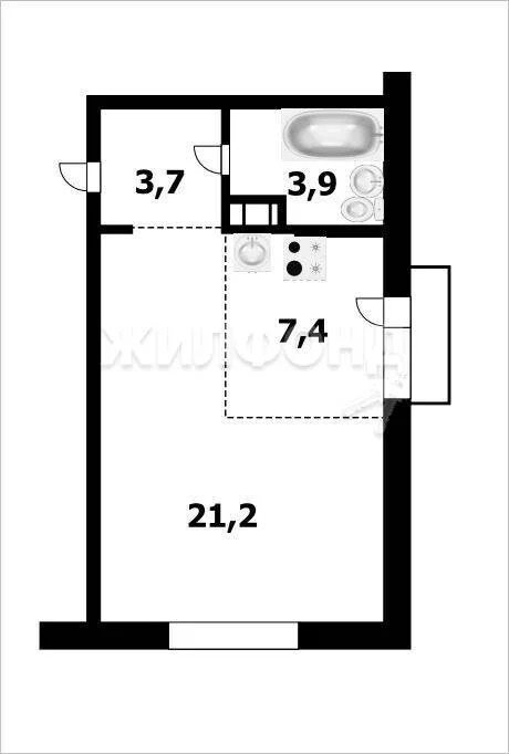 Продажа квартиры, Каинская Заимка, Новосибирский район, Серебряное ... - Фото 3