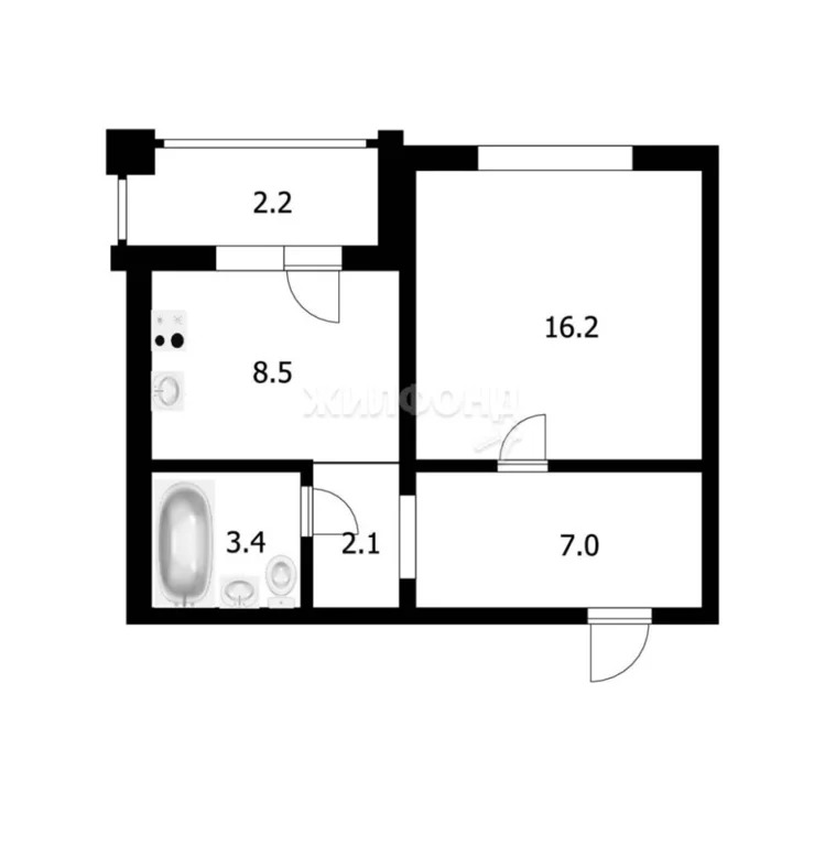 Продажа квартиры, Кольцово, Новосибирский район, 1-й микрорайон - Фото 24