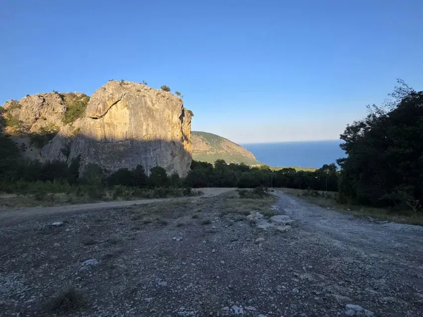 Видовой участок на море и горы, ИЖС, Ялта, Краснокаменка,Крым - Фото 2