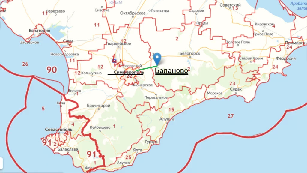 Кадастровая карта белогорск крым