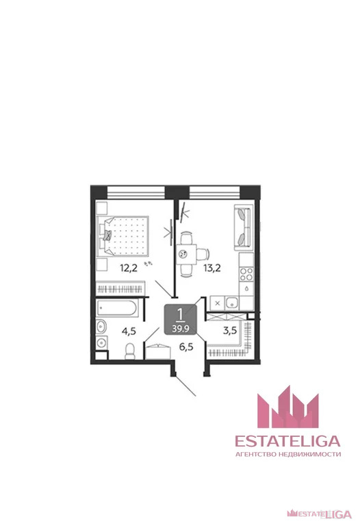 Продажа квартиры, улица Петра Кончаловского - Фото 1