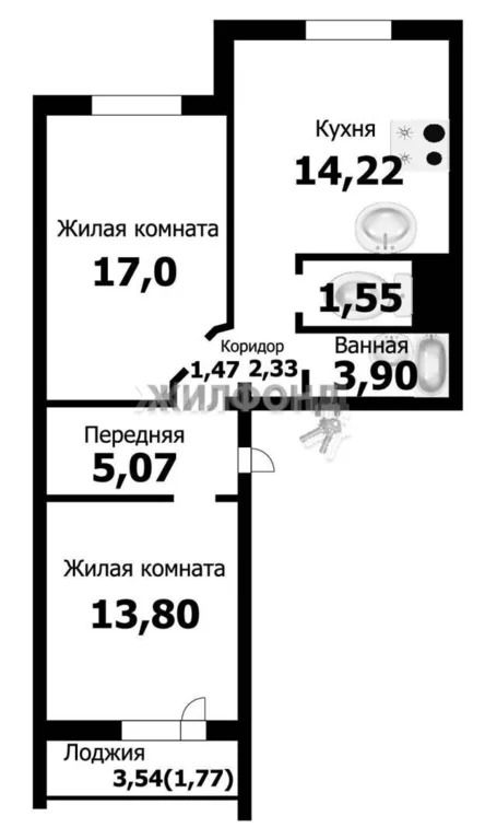 Продажа квартиры, Новосибирск, ул. Одоевского - Фото 0