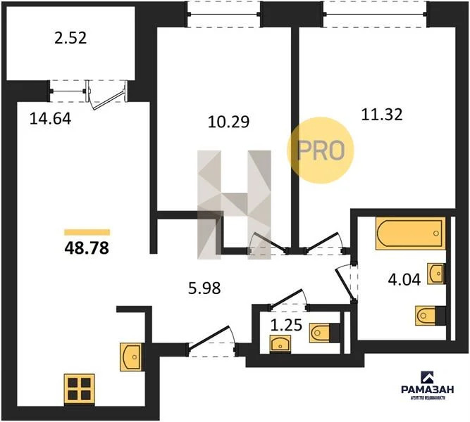 Продажа квартиры в новостройке, Казань, м. Козья слобода, ул. ... - Фото 1